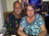 9 Dew & C.T. writer Tish after enjoying a fabulous meal and music from the Time Police at Longboard Cafe.